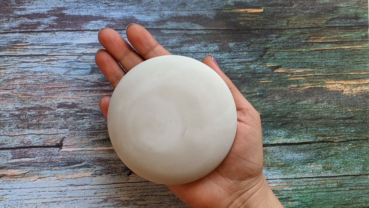 Handmade Stone using silicone Mold #2 from #happy dotting company #happydottingcompany #diyrock #diy