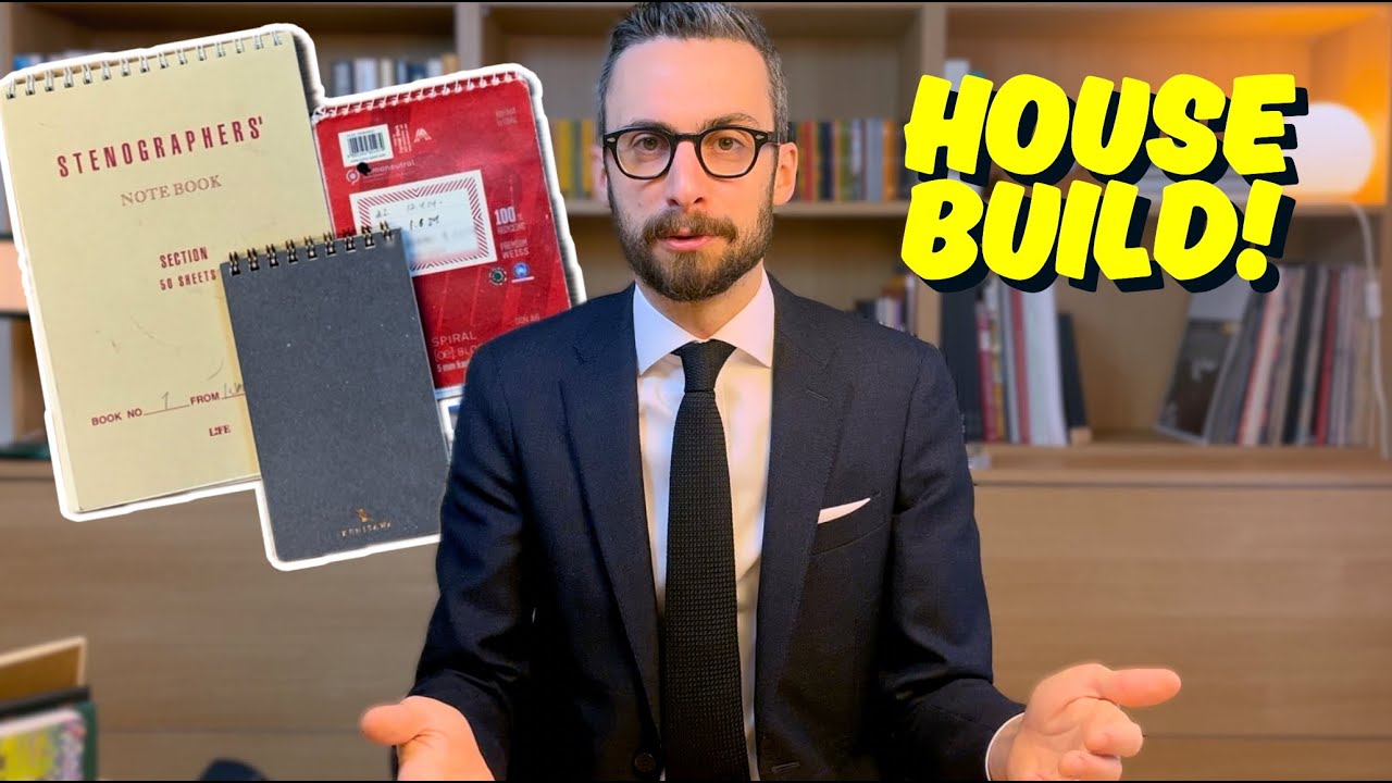 3 Notebooks to renovate a house!