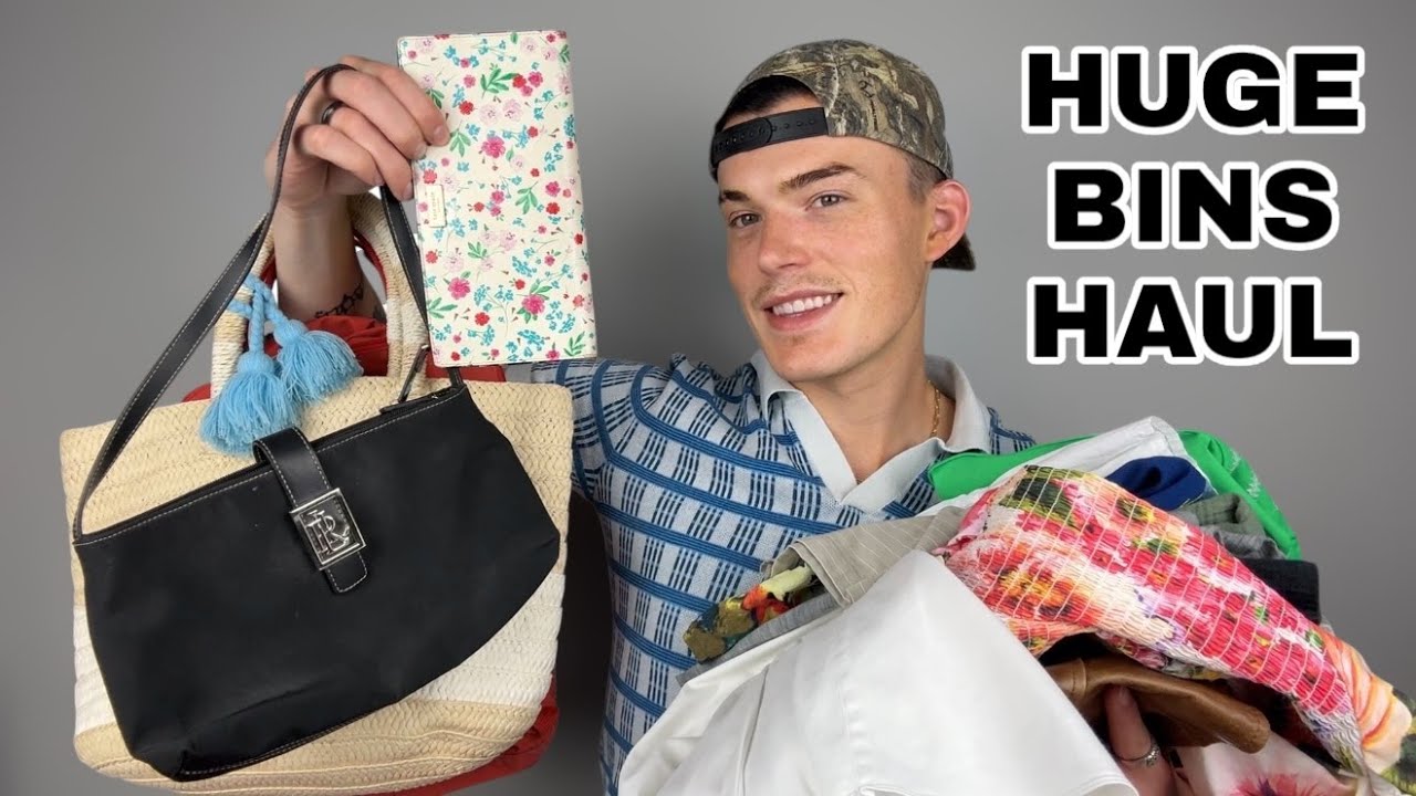 HUGE Goodwill Bins Thrift Haul to Resell on eBay and Poshmark!