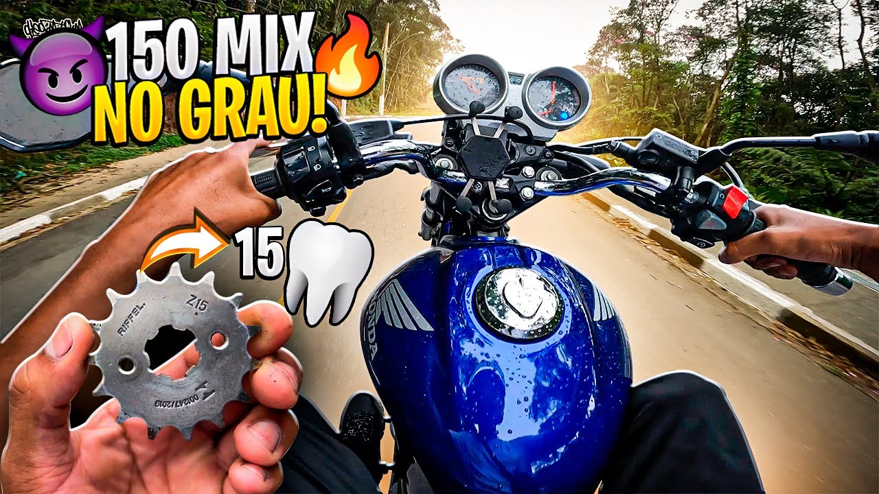 PRIMEIRO TREINO DE GRAU DE FAN 150 MIX - PINHÃO 15