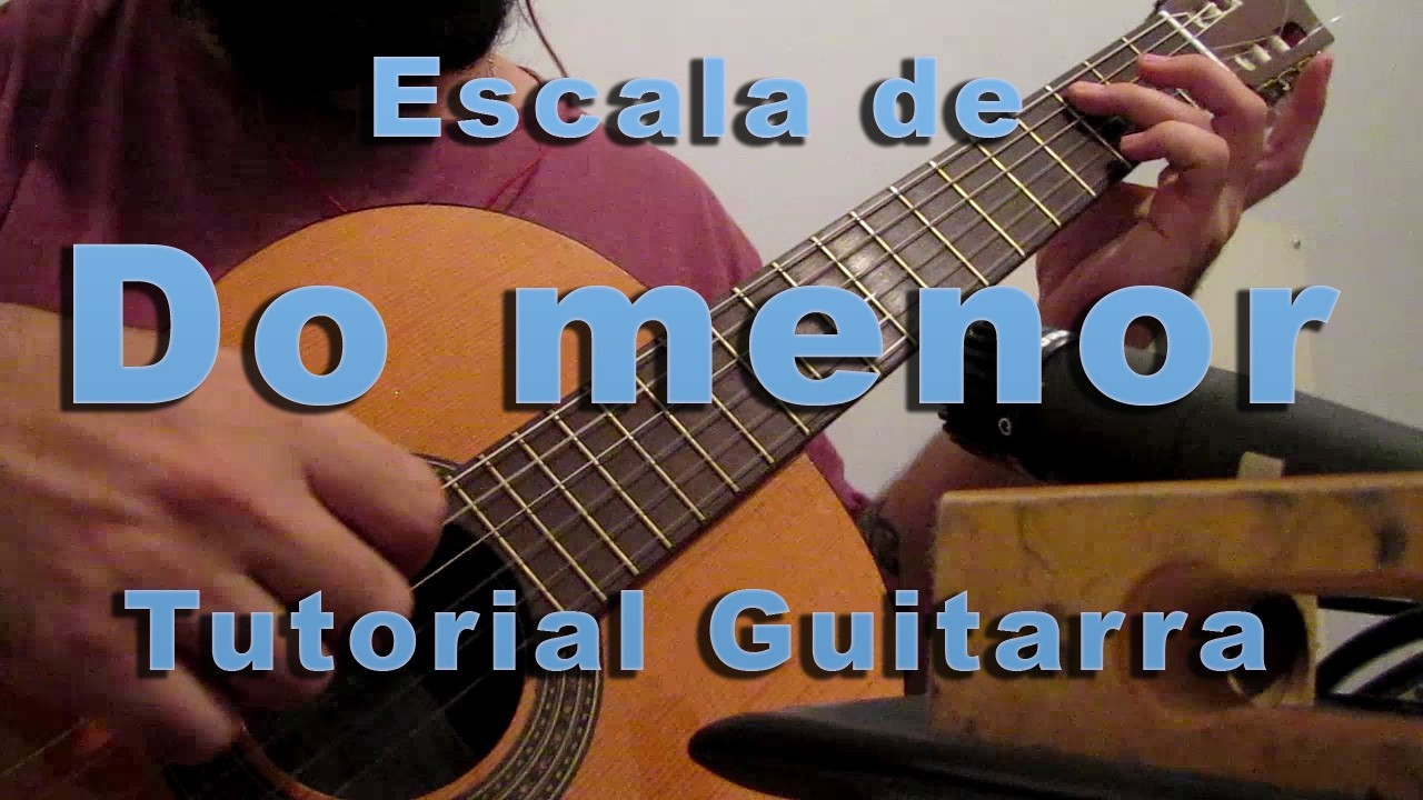 Tutorial escala de Do menor en guitarra