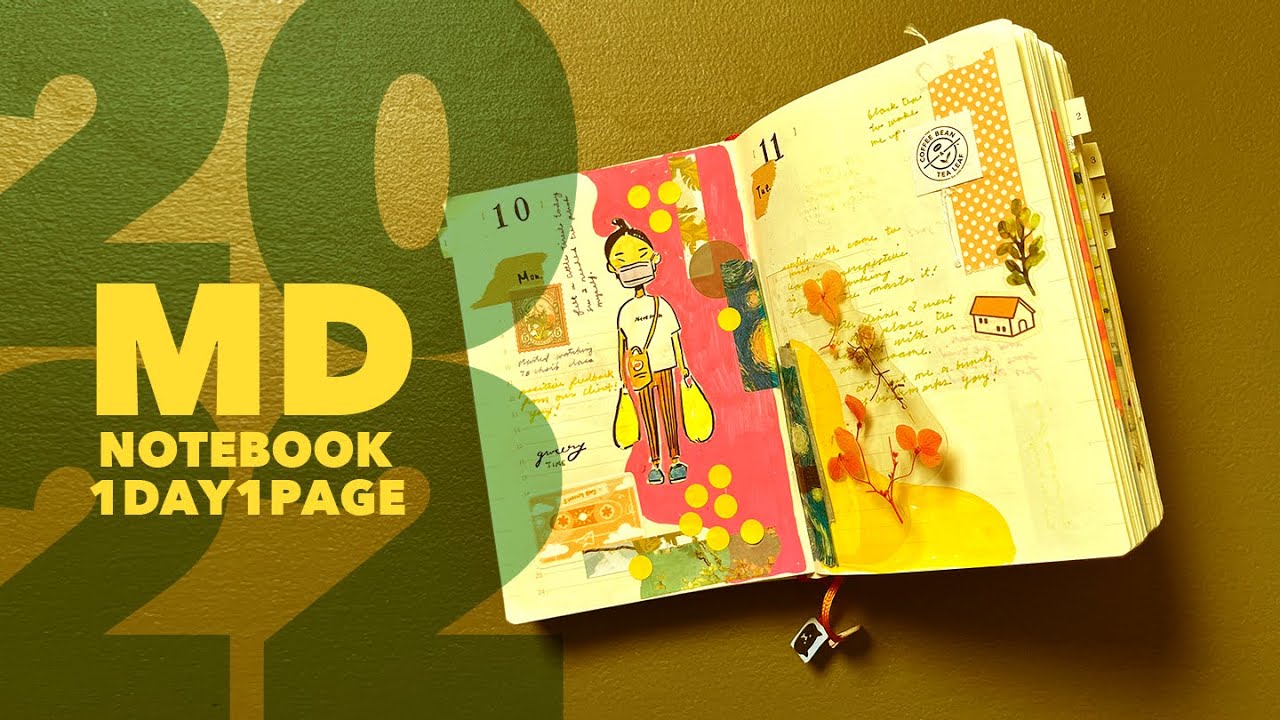 2022 JOURNAL -  MD NOTEBOOK DIARY 1DAY 1 PAGE