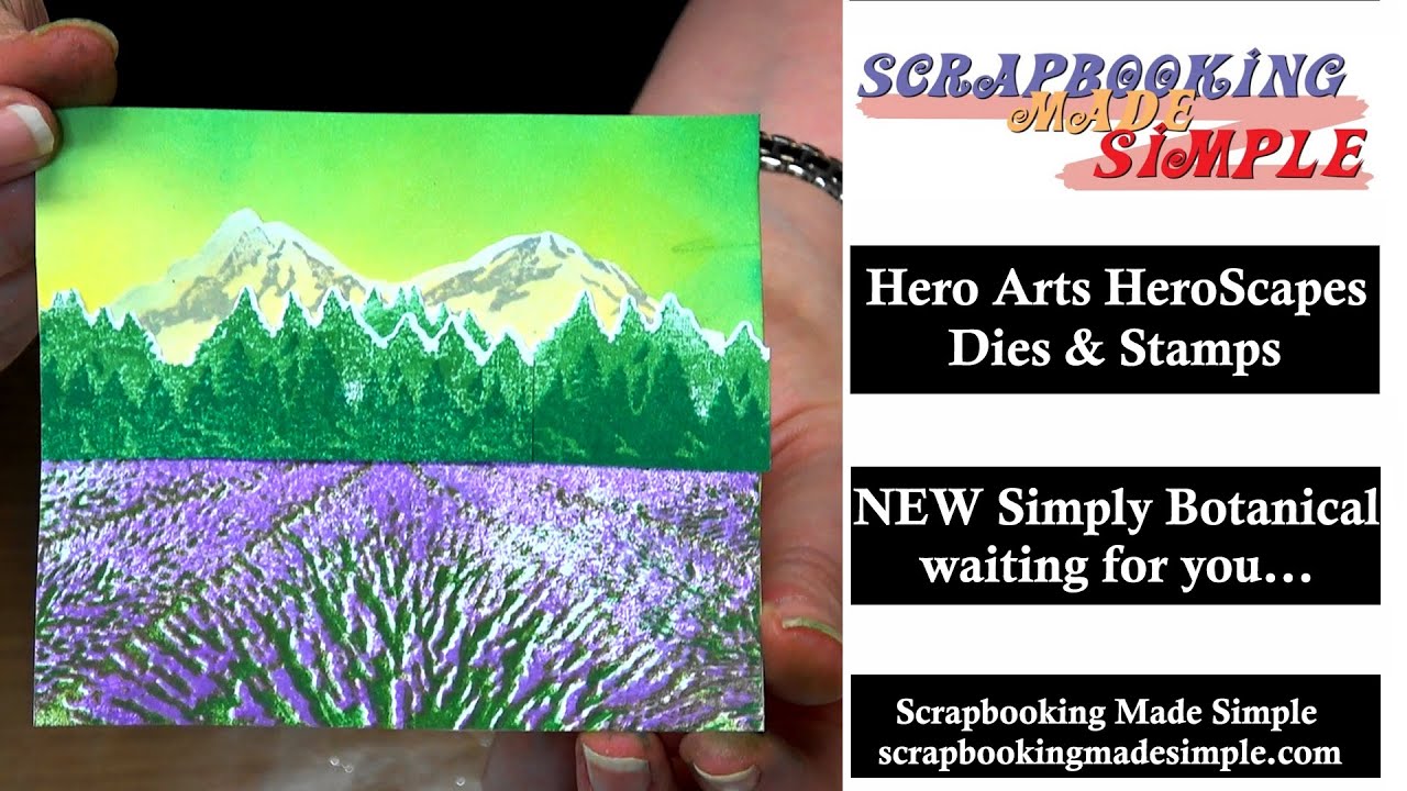 #369 HeroScapes Dies & Stamps.  What are they?  How do I use them?  Why do I need them? Exclusive!