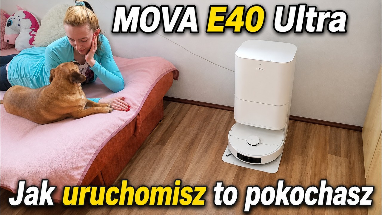 Mój pierwszy robot do podłóg - Mova E40 Ultra - wszystko co bym chciała wiedzieć przed zakupem