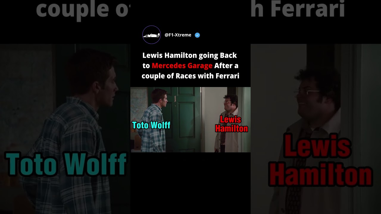 😂 Lewis Hamilton ESCAPES Ferrari & Returns to Mercedes! 🏎️ #f1