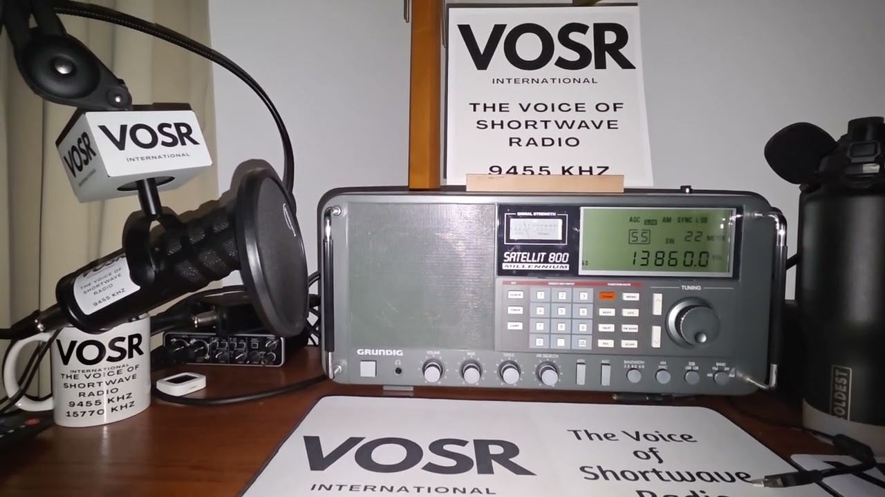 NHK World Radio Japan на частоте 13860 кГц: Grundig Satellit 800 Millennium с антенной K-480WLA