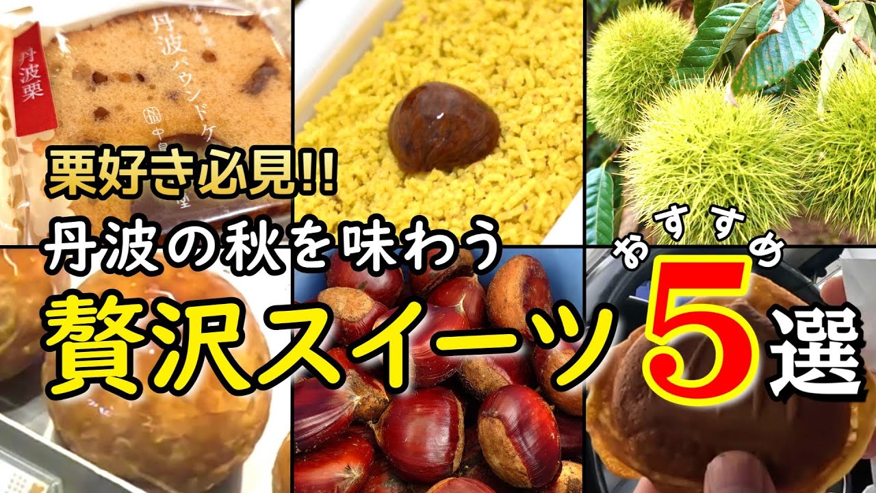 丹波の秋、栗の贅沢。五感で味わう極上スイーツ5選