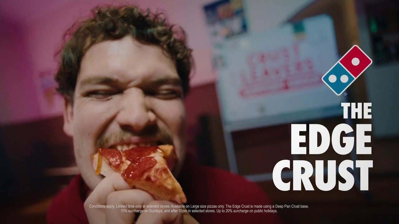 Domino's Pizza Australia the Edge Crust commercial 2026 *funny*