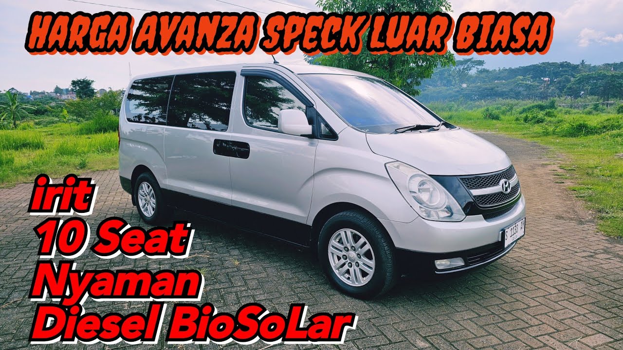 dijual MPV irit untuk Keluarga Besar 10 Seat penumpang  #hyundai Starex Diesel #H-1 #atmajaya #real