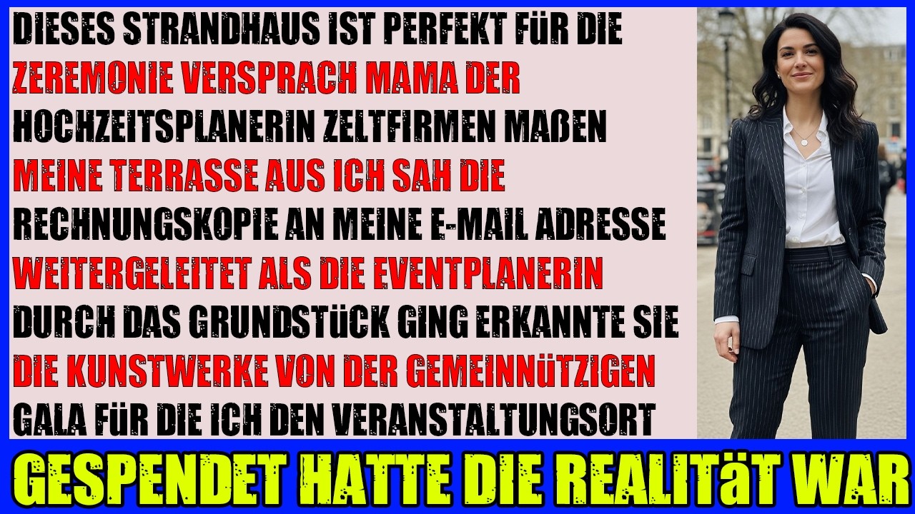 Meine Eltern gaben mein Strandhaus für die Hochzeit meiner Cousine  die Planerin kannte mich