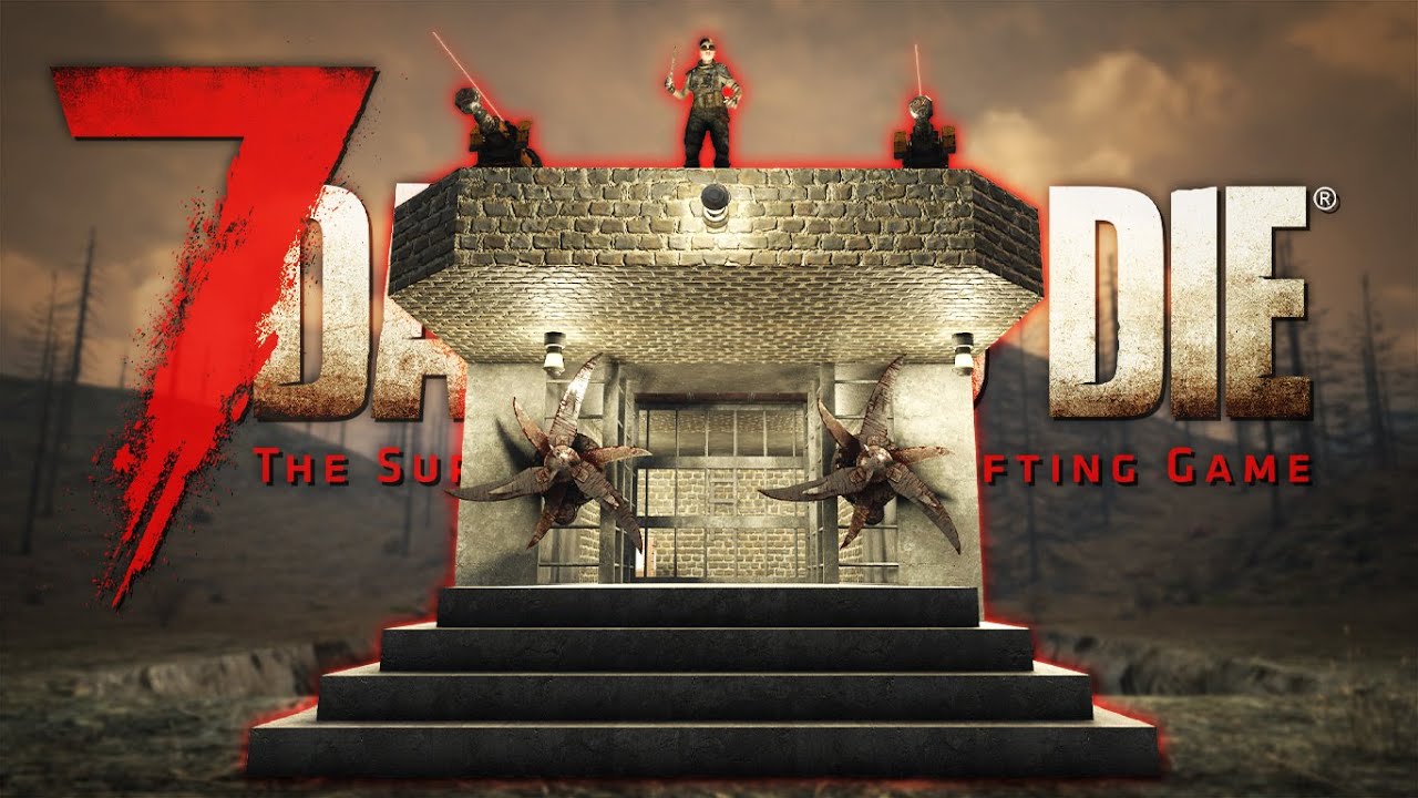 【7DTD V2.0】焼け森のブラッドムーンで新ゾンビ大量襲撃をトラップ拠点で迎え撃て！「7 Days to Die Ver2.0」実況プレイ #21
