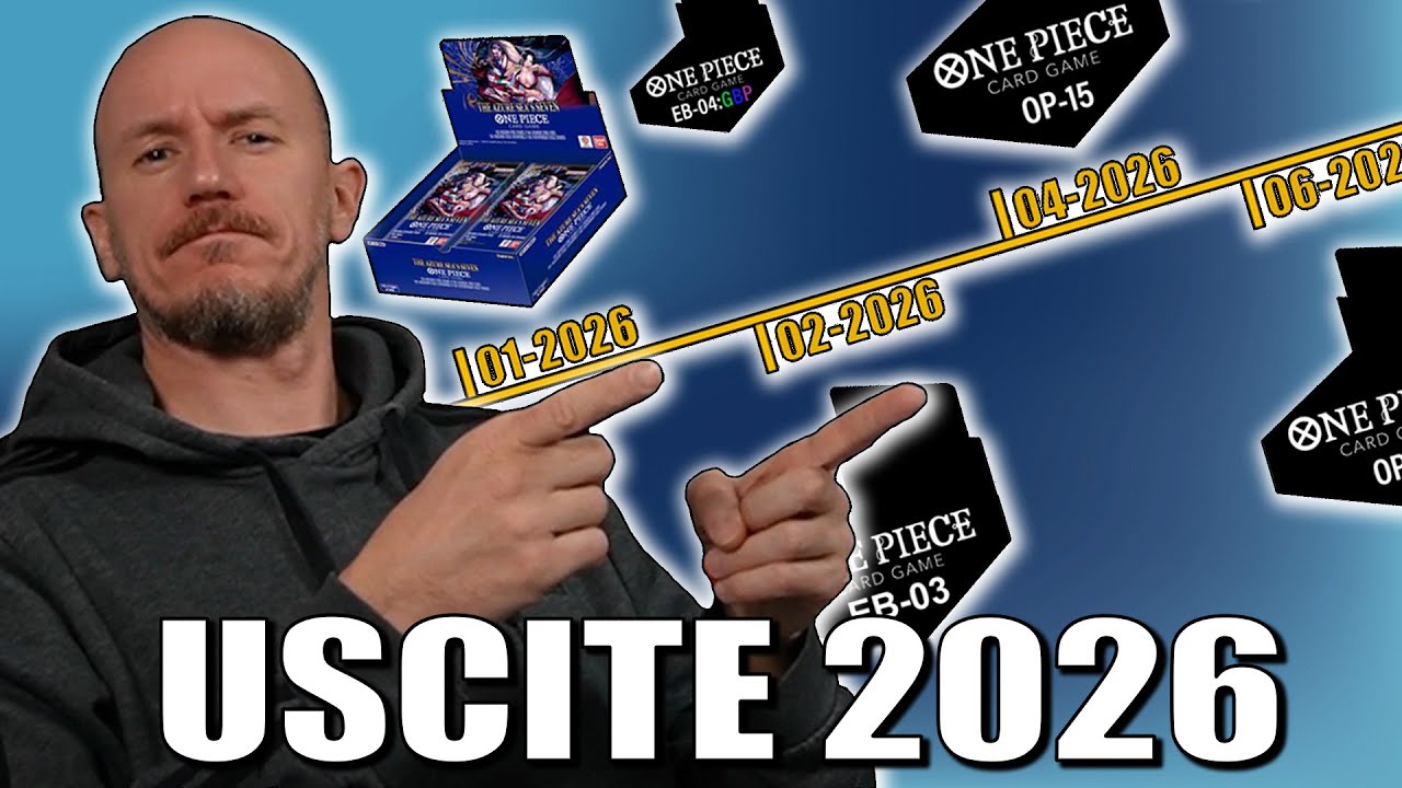 Tutte le uscite del 2026 di One Piece Card Game!!