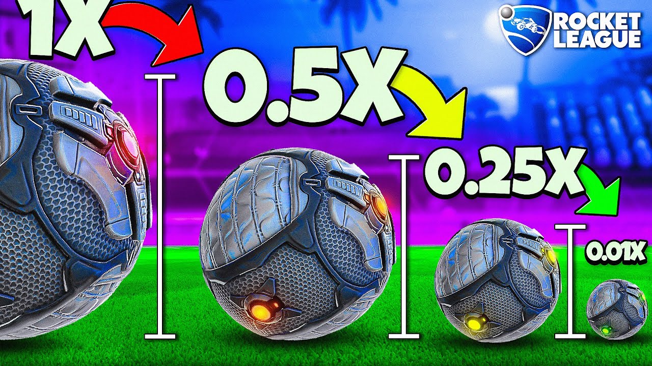 A CADA GOL A BOLA DIMINUI DE TAMANHO NO ROCKET LEAGUE (gol = $1.000)