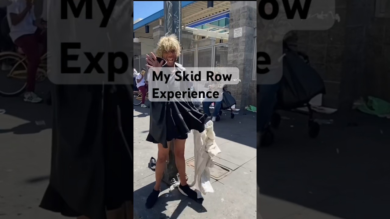 Discovering Skid road! Sad reality- Downtown Los Angeles #rebecca #losangeles #homelessness