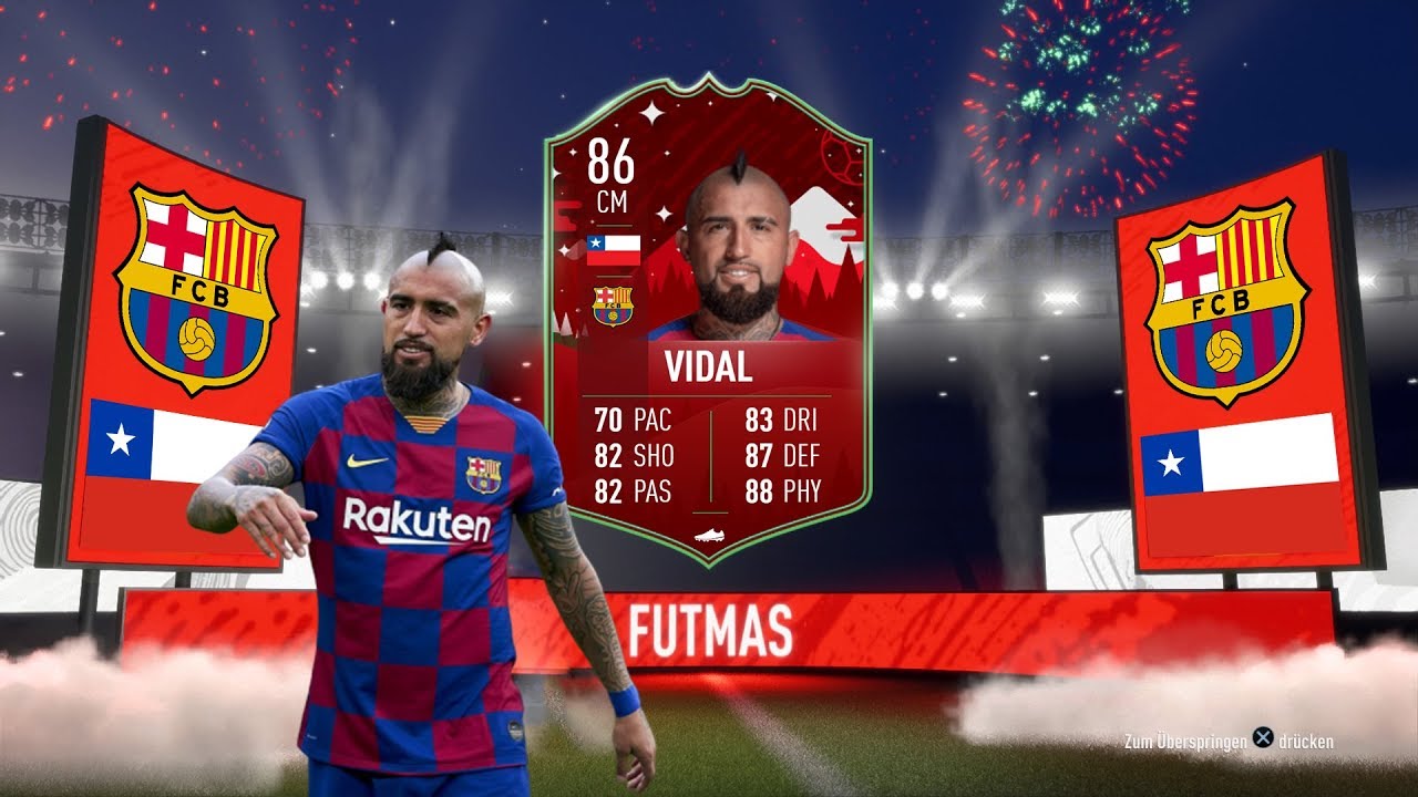 86 FUTMAS VIDAL PLAYER REVIEW! - IS HE WORTH DOING THE SBC?! - FIFA 20 ULTIMATE TEAM