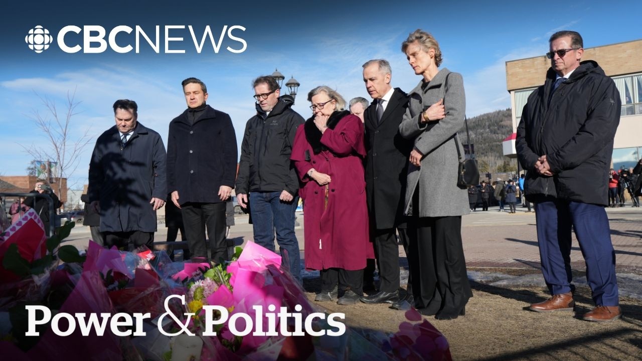 National leaders visit Tumbler Ridge after deadly school shooting  | Power & Politics