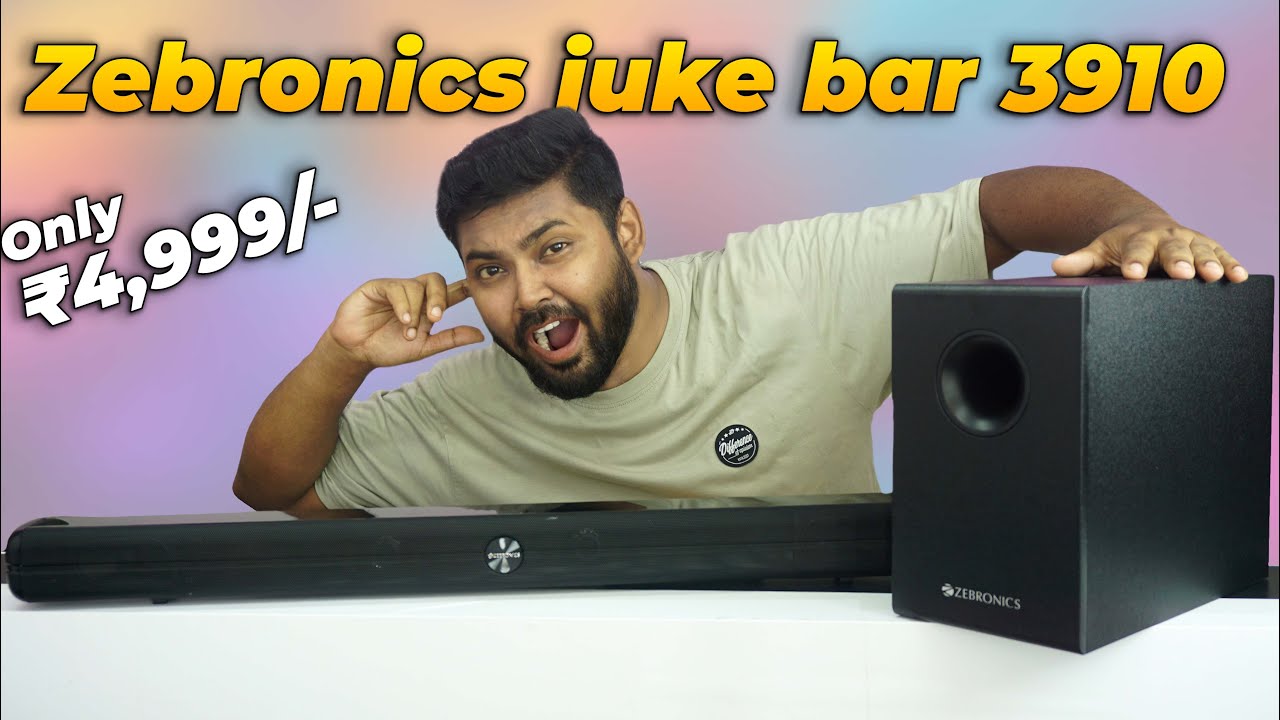 ZEBRONICS Juke BAR 3910 | 120 Watts Soundbar |  Home Theatre