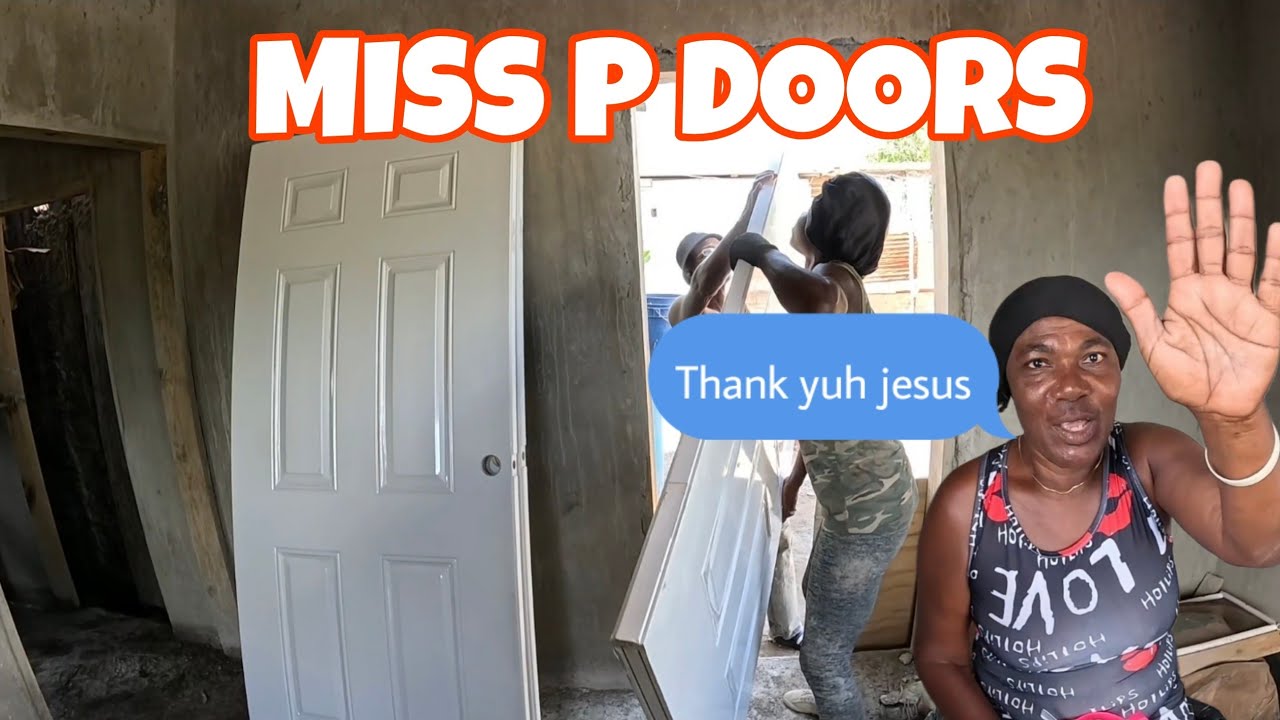 MISS P DOORS ARE HERE, SHE'S OVERJOYED!!!