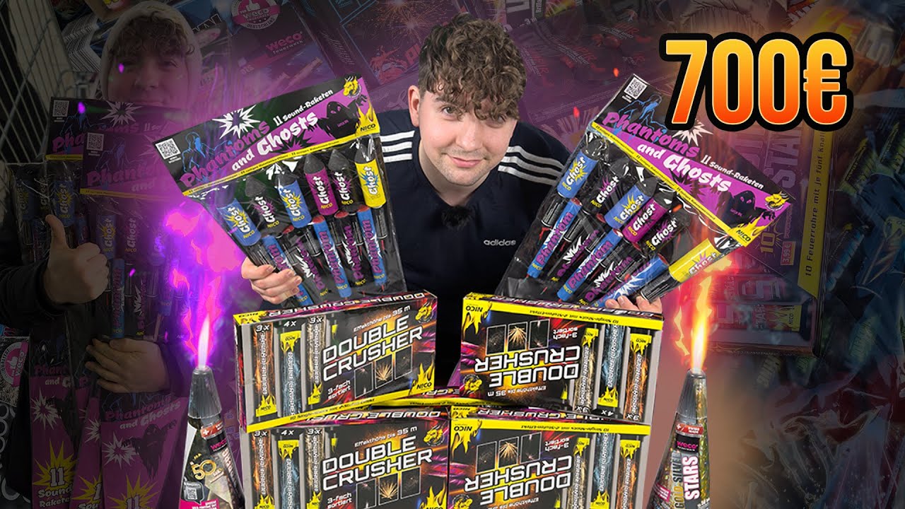 FEUERWERK EINKAUFSTOUR 2023/24 🔥 + FETTES UNBOXING AM ENDE