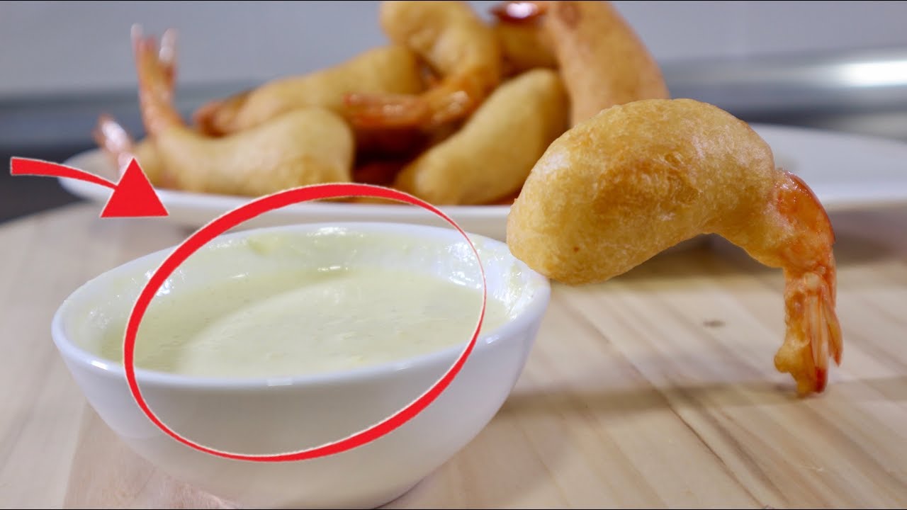 LANGOSTINOS GABARDINA CON UNA SALSA QUE TE DEJARA CON LA BOCA ABIERTA