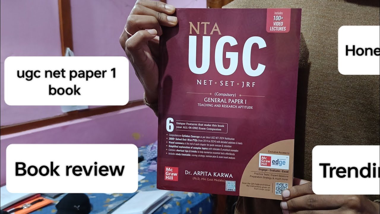 Ugc net paper 1 book review// by Arpita karwa✅