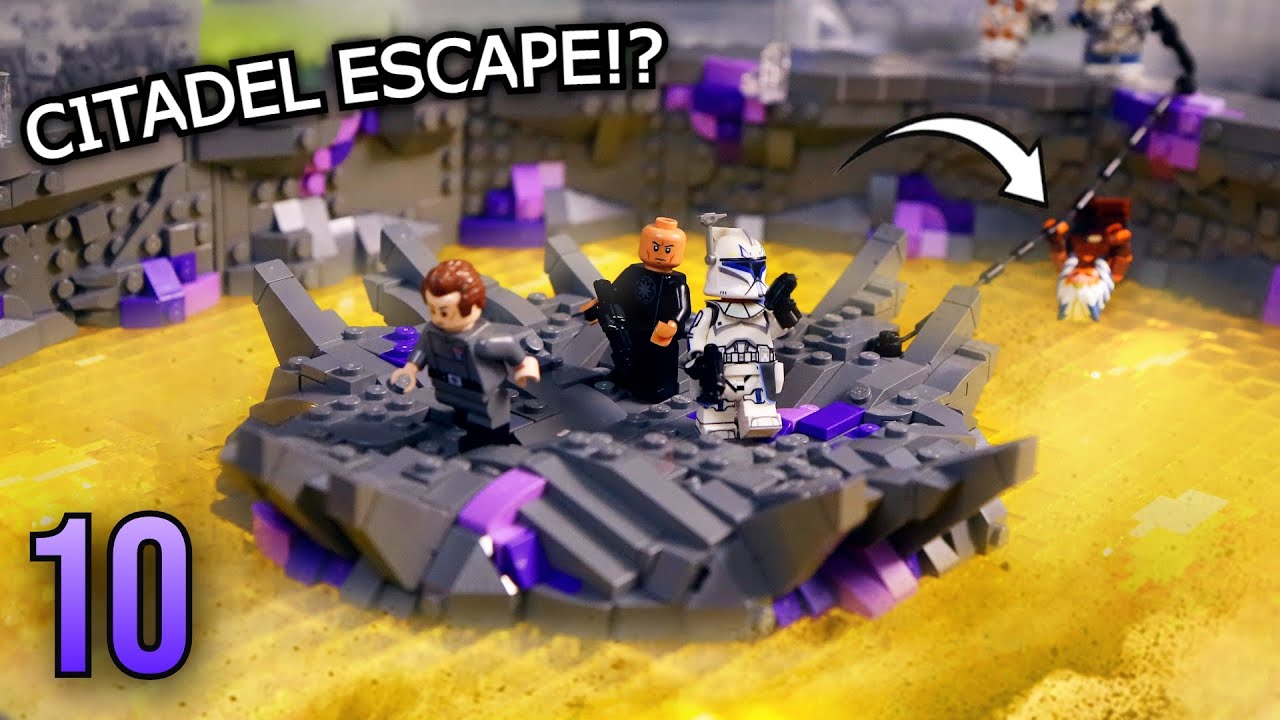 Citadel EXTRACTION Zone ESCAPE... Building The Citadel - Episode 10 | LEGO Star Wars Clone Wars MOC