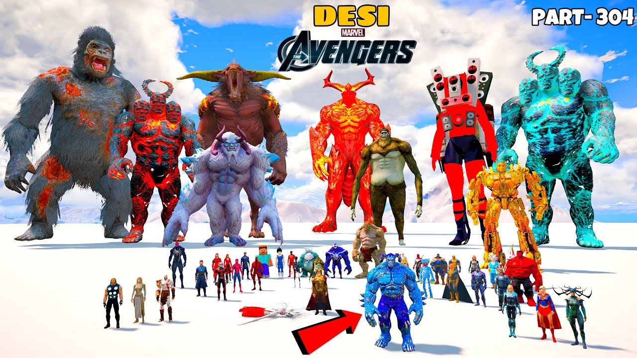 DESI Avengers Saved Iron Man and Attack on Giant Speakerman ODIN Ready for Battle in GTA5 |GTA V#304