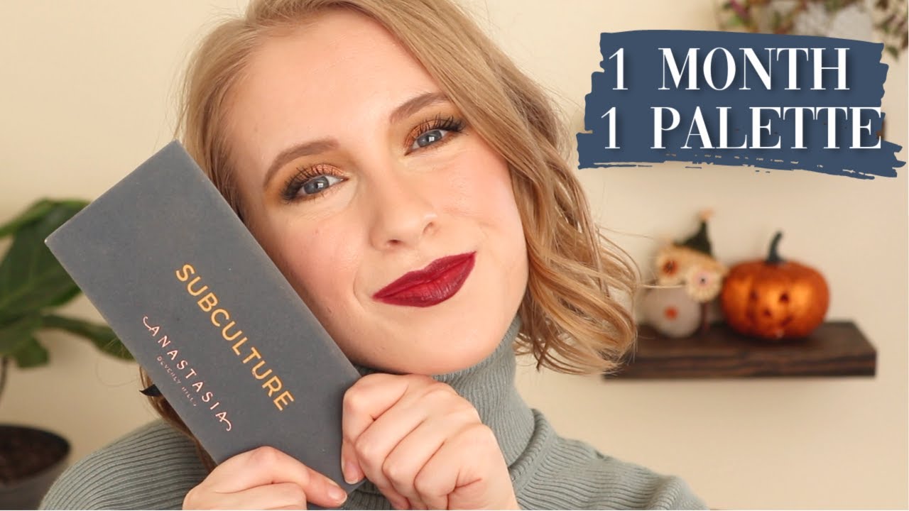 1 MONTH 1 PALETTE: Subculture Wrap-Up & Introducing my October Palette!