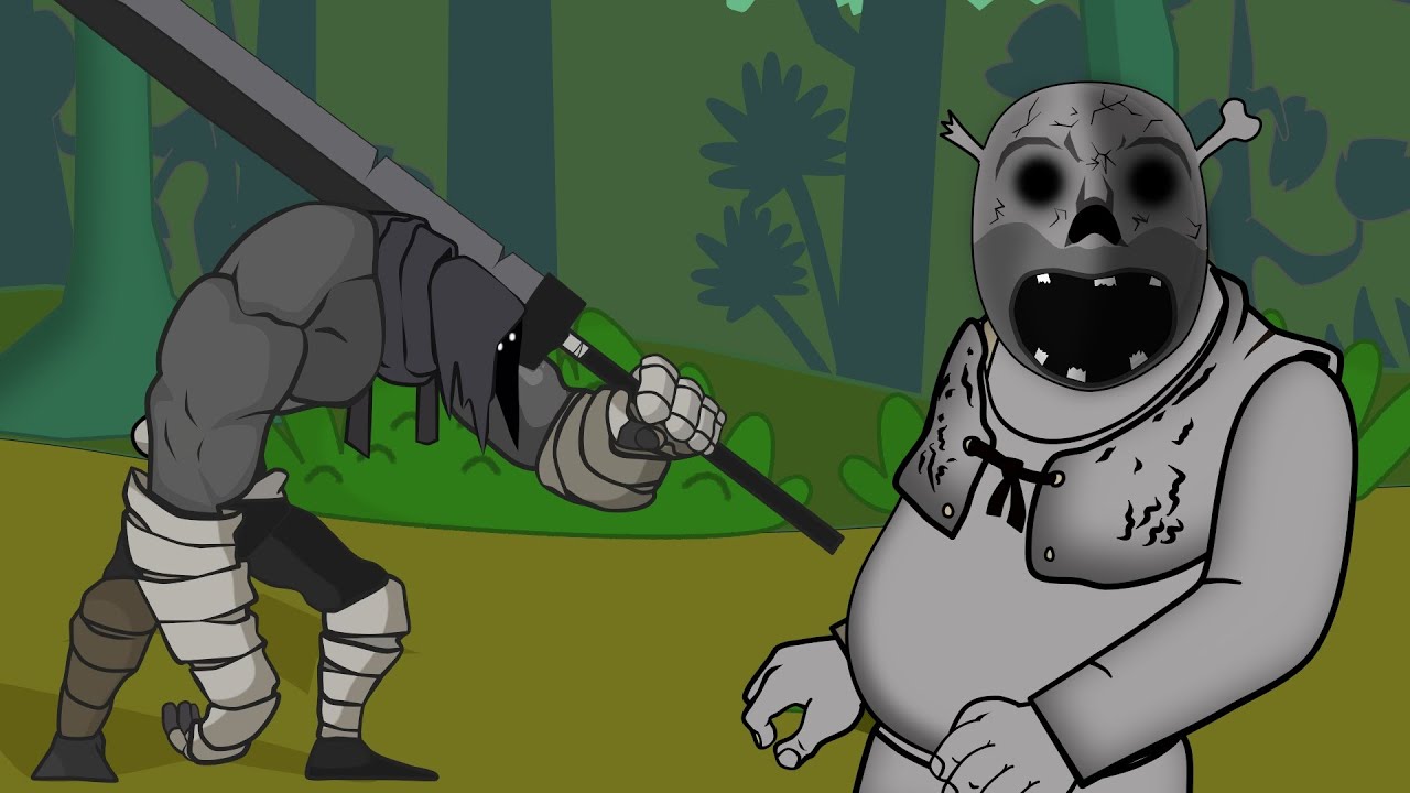 Shrek Becoming Uncanny(See The Darkness Soldier in the jungle)| Animation