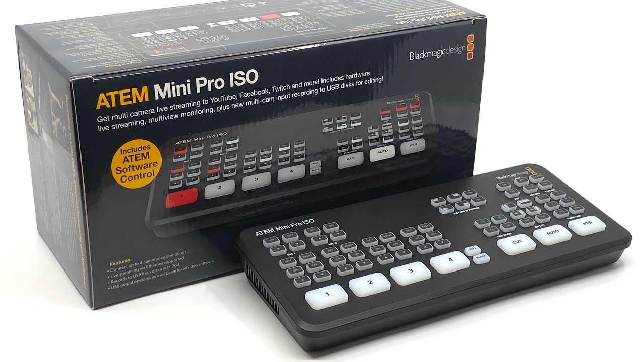 Blackmagic ATEM Mini Pro ISO Unboxing