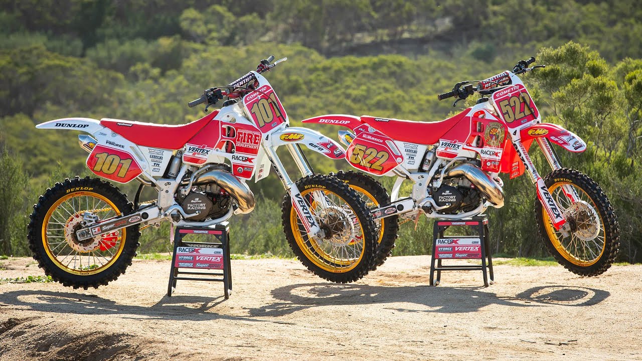 Racer X Films: 1992 and 1993 Honda CR500 Builds