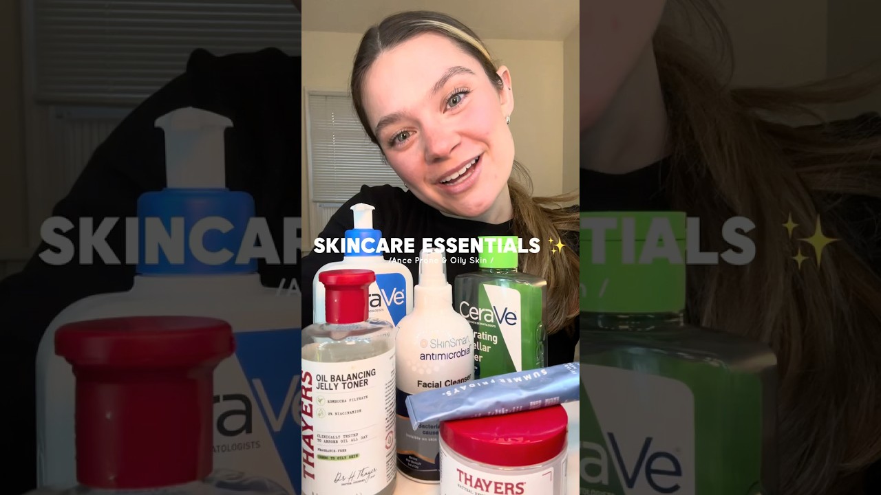 Skincare must haves for acne prone & oily skin ✨ 