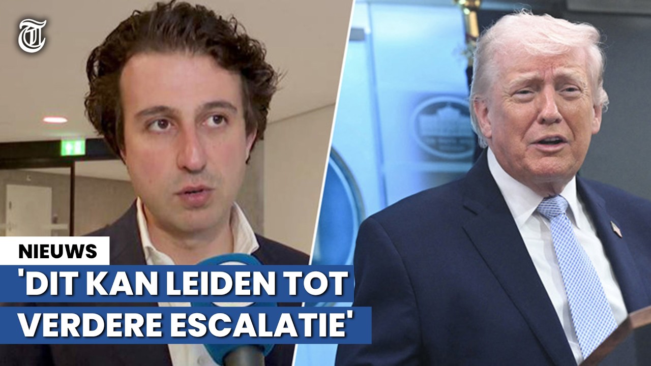 Jesse Klaver over 'zorgelijke' uitspraken Trump over Iran: 'Absurd en volstrekt onverantwoordelijk'