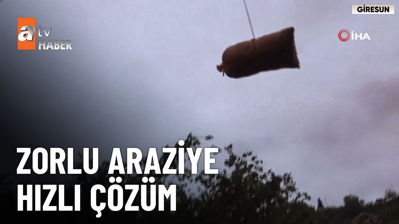 Fındık çuvallarını drone taşıyor - atv Ana Haber 28 Ağustos 2025