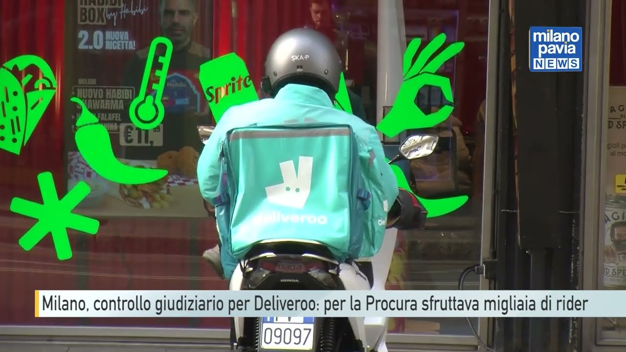 Milano, Deliveroo messa a controllo giudiziario per caporalato: ”lavoratori sottopagati”