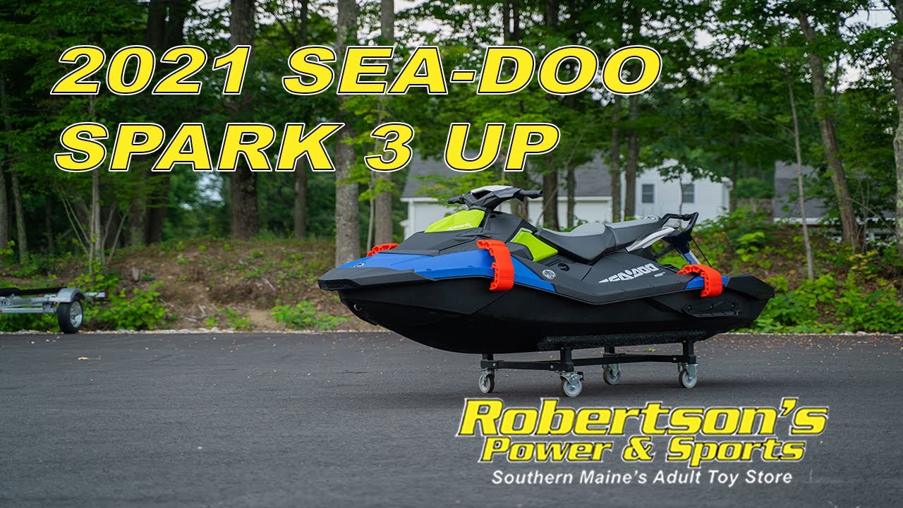 2021 SEA-DOO SPARK 3 UP Walk Around and Accesories