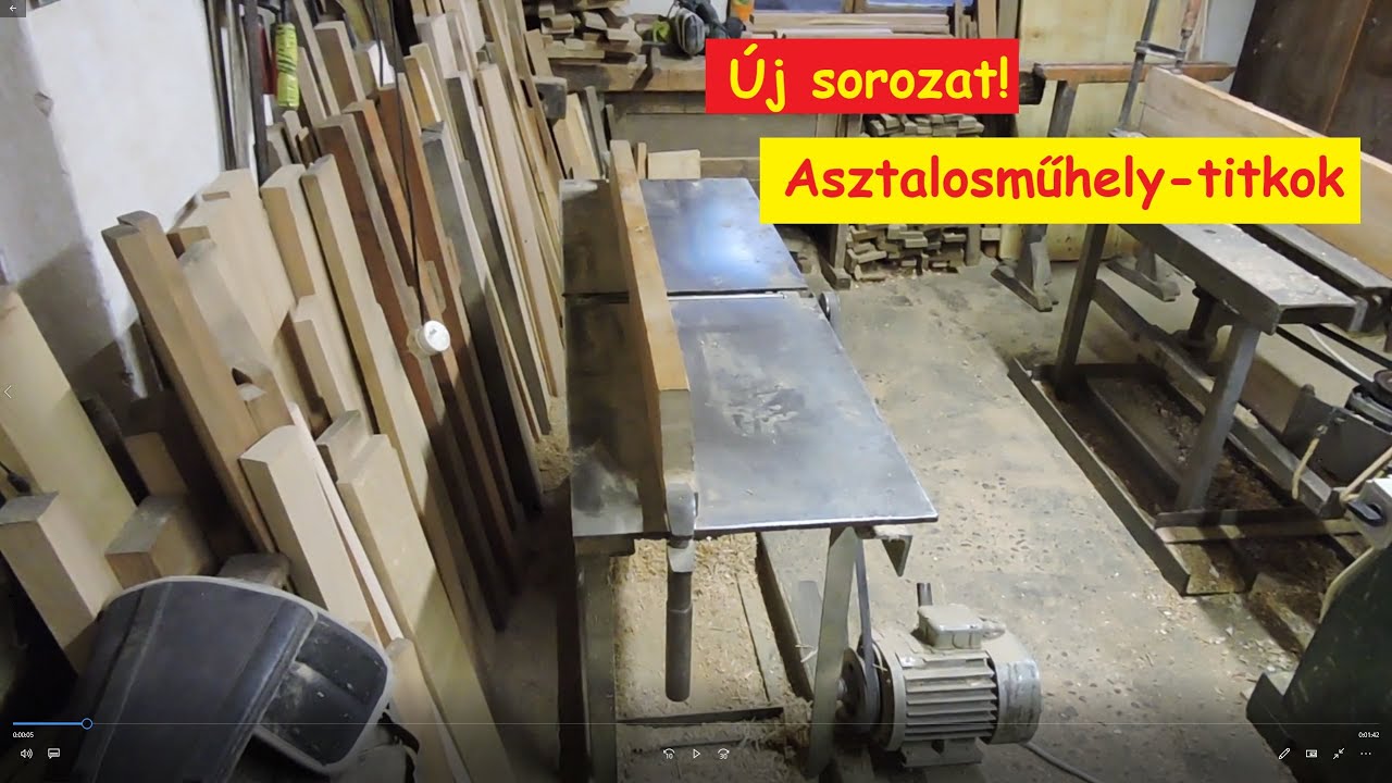 1863. Asztalos műhely beharangozó ep.1 - Luca szék, szerszám nyelek, kézműves termékek.