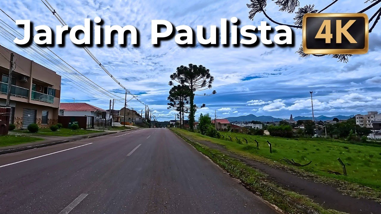 Dirigindo em Campina grande do sul no bairro jardim paulista. 4k 2026