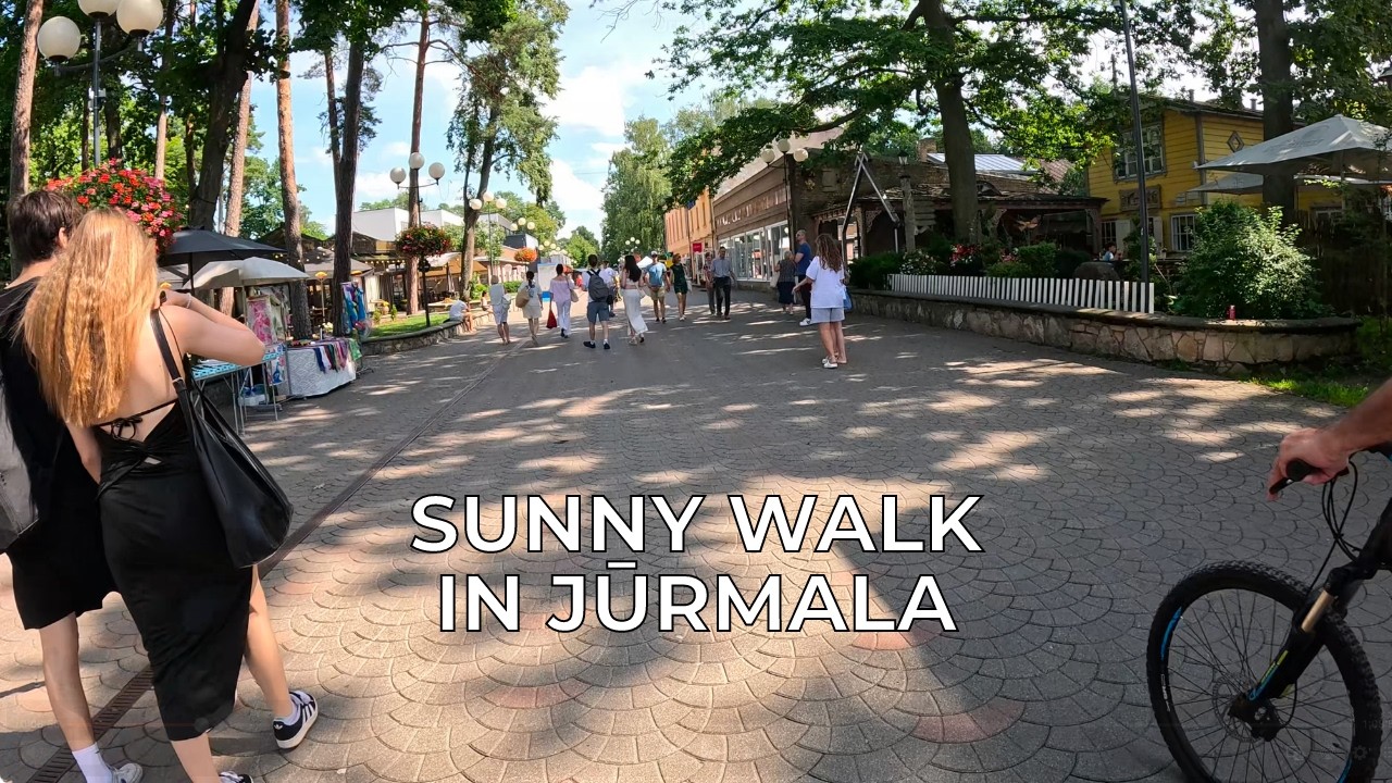 ❤️ Sunny Walk In Jurmala 🥰 Beautiful Baltic Sea Town Stroll 🚶&zwj;♂️ Latvia Summer Vibes