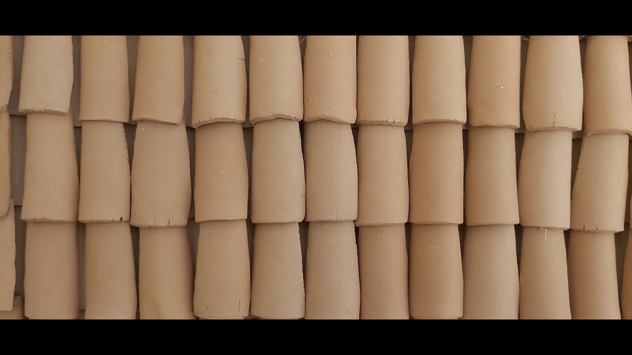How to make roof tiles in miniature.  &¡como hacer tejas in miniatura
