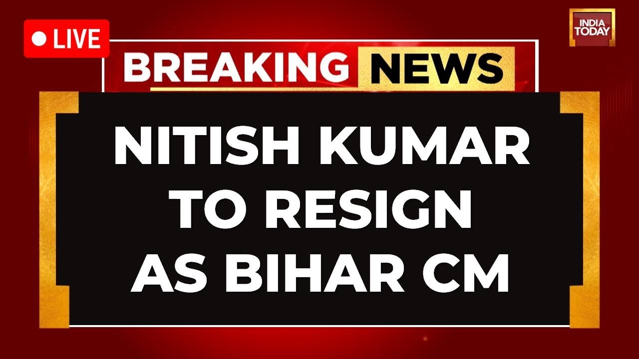 BIhar CM Change LIVE News: Nitish Kumar To Resign As Bihar CM, To Move To Rajya Sabha | LIVE News