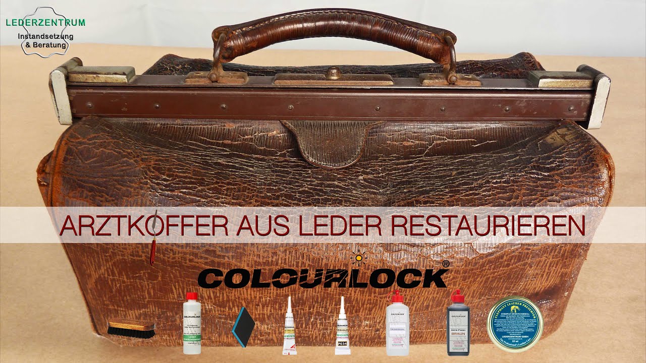 Arztkoffer aus Leder restaurieren [Anleitung] | COLOURLOCK