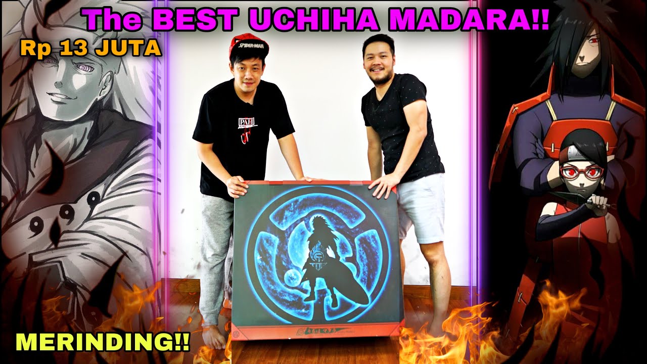 VIDEO INI MENGANDUNG RACUN! HATI2 JADI MAU BELI!! UNBOXING UCHIHA MADARA + PERFECT SUSANO 2 PEDANG!!