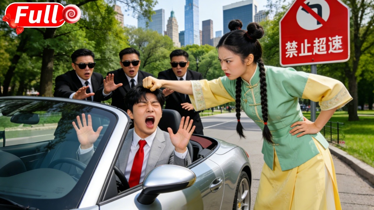 總裁街頭飆車無人敢攔，唯獨農村女孩沖上前當面呵斥！眾人還在震驚，她的身份卻被揭開——竟是他的命定之人，一符化煞，幸福自此開啟！ #中國短劇 #韓劇 #短劇 #爽劇 #甜劇 #愛情劇 #drama