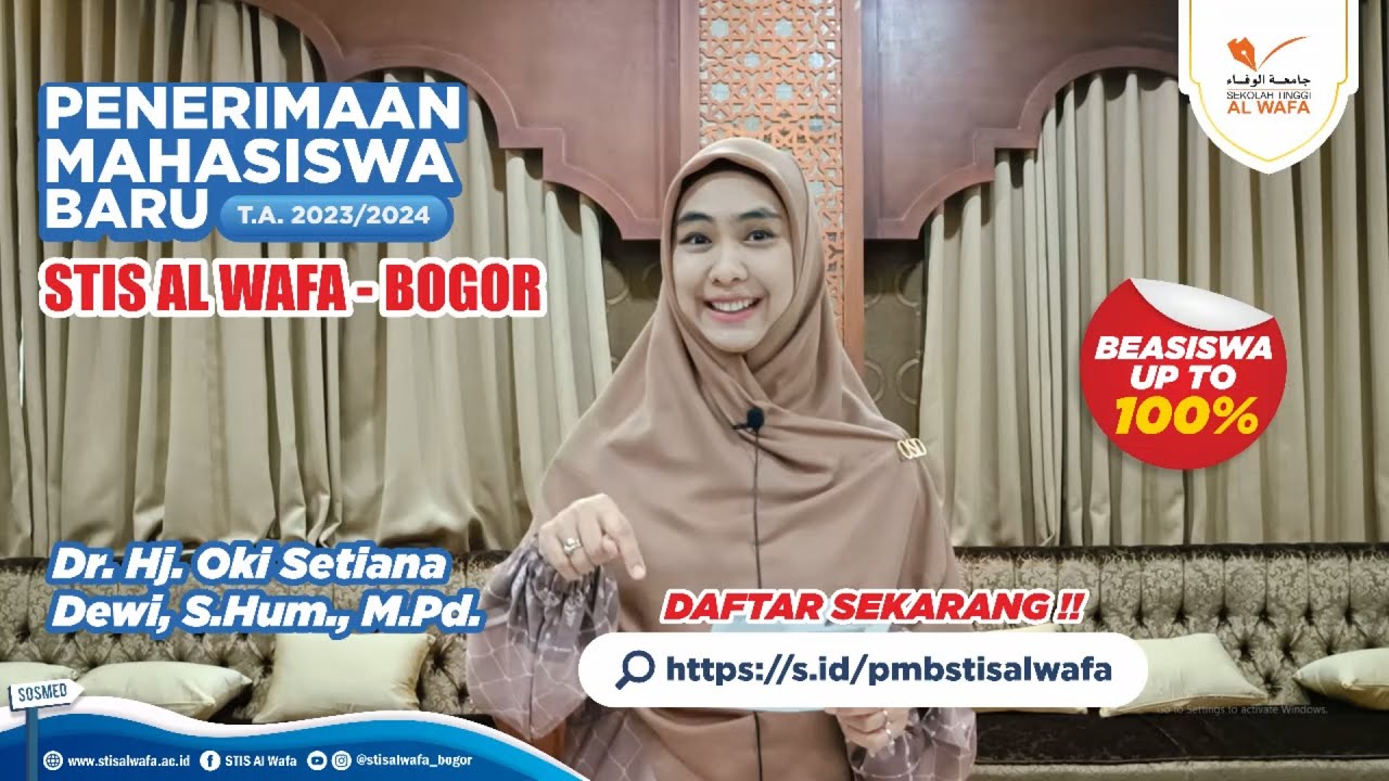 Mau Hafal Quran dan Cerdas Secara Intelektual ? Daftar di STIS Al Wafa Aja !!