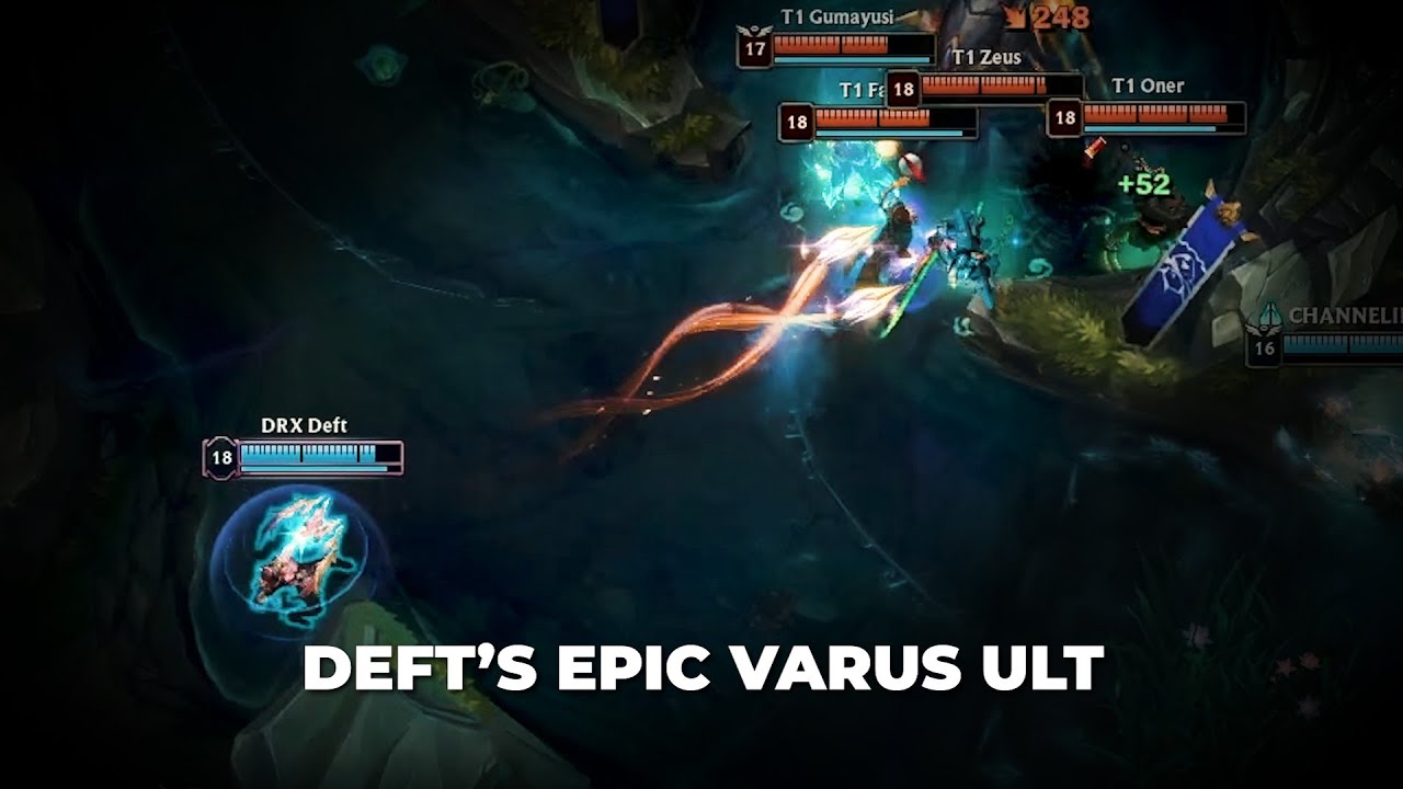 Deft's Epic Varus Ult | DRX Deft