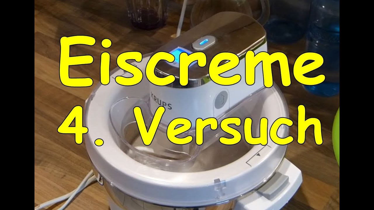 Veganes Eis mit Eismaschine 4. Versuch, laktosefrei