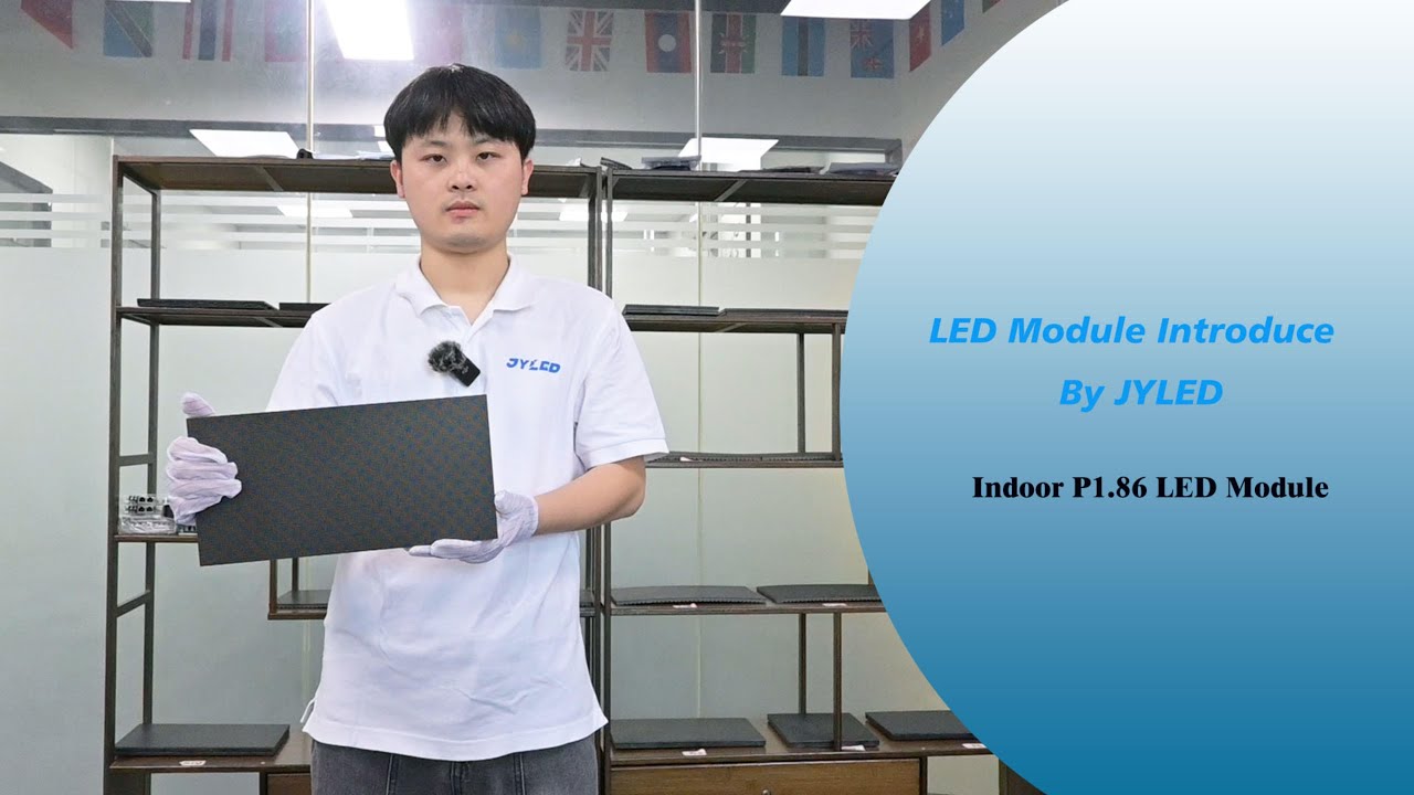 High-quality indoor small pixel pitch 3840Hz P1.86 module for viewing HD video