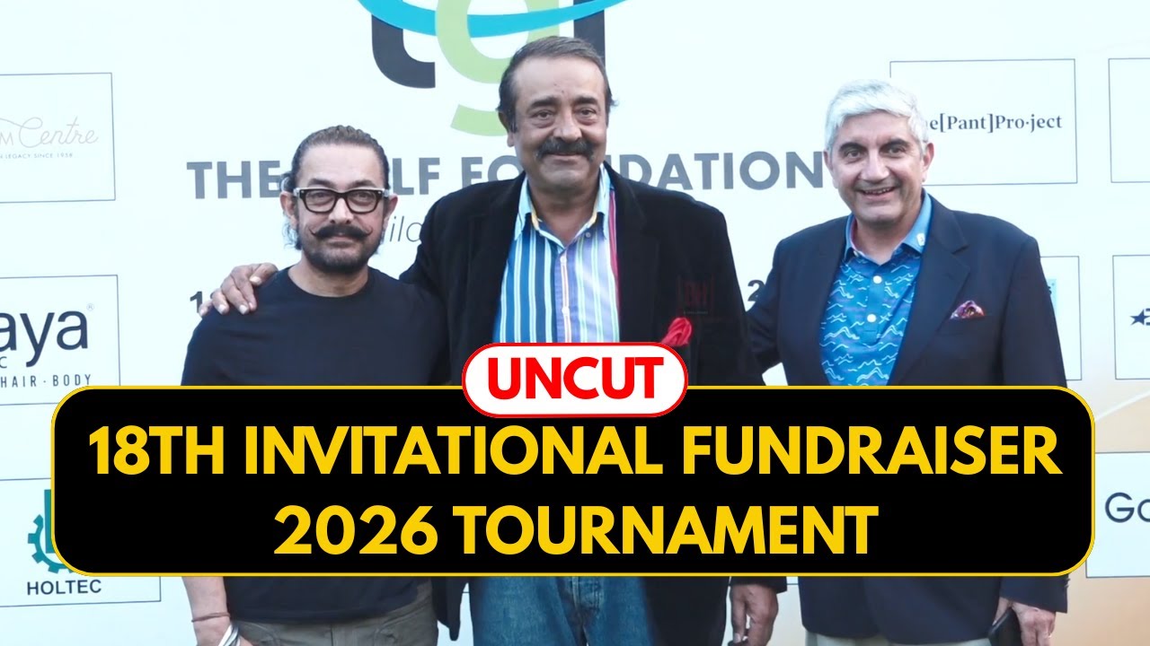 UNCUT - Aamir Khan At 18th Invitational Fundraiser 2026 Tournament Organised By The Golf Foundation