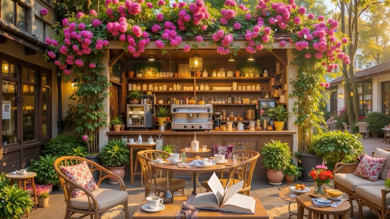 Soft Jazz & Morning Piano ☕ Cozy Café Ambience for Relaxation, Focus, and a Peaceful Start